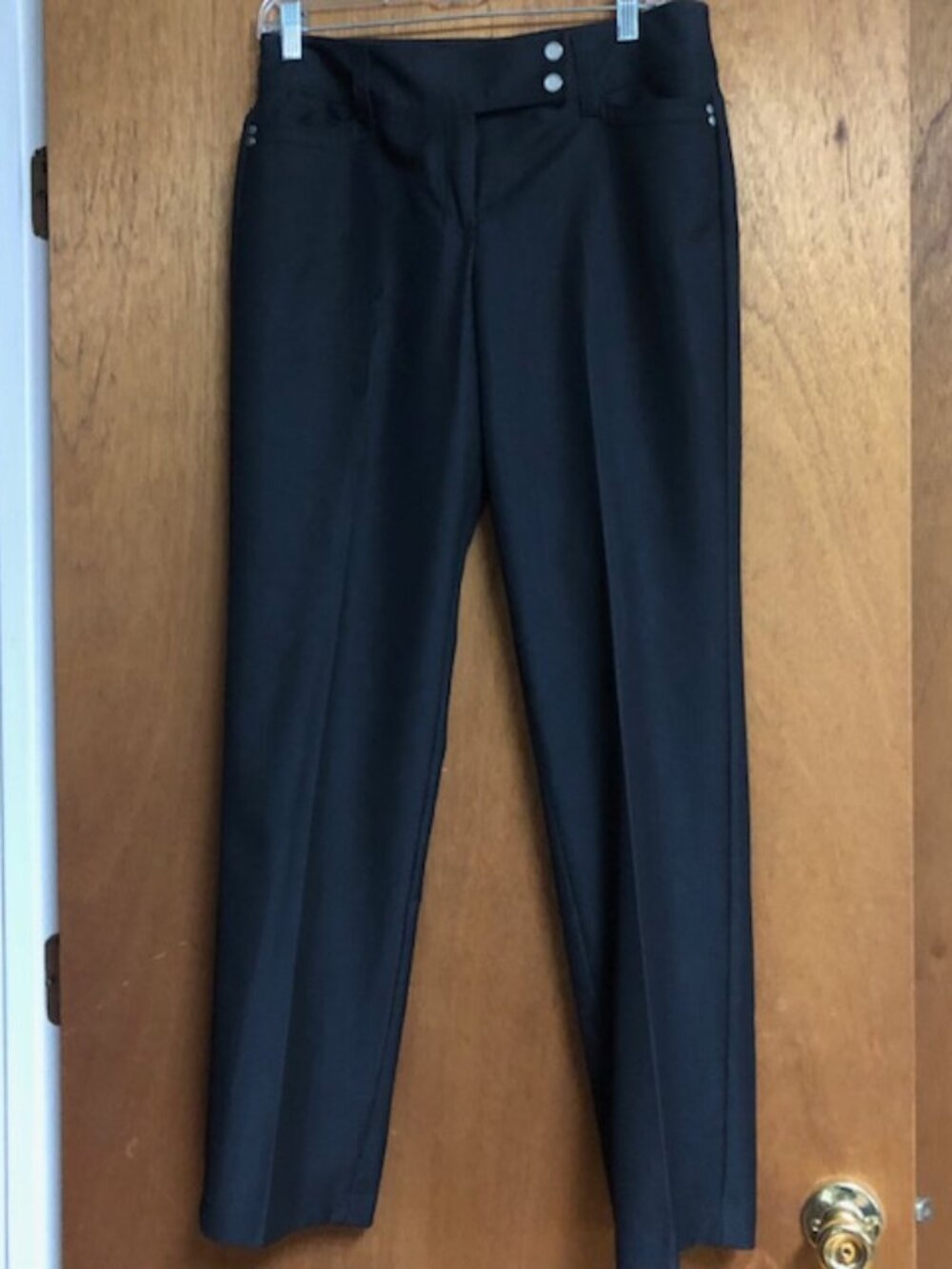 Zac & Rachel Charcoal Gray/Black Women's Trousers size 6
